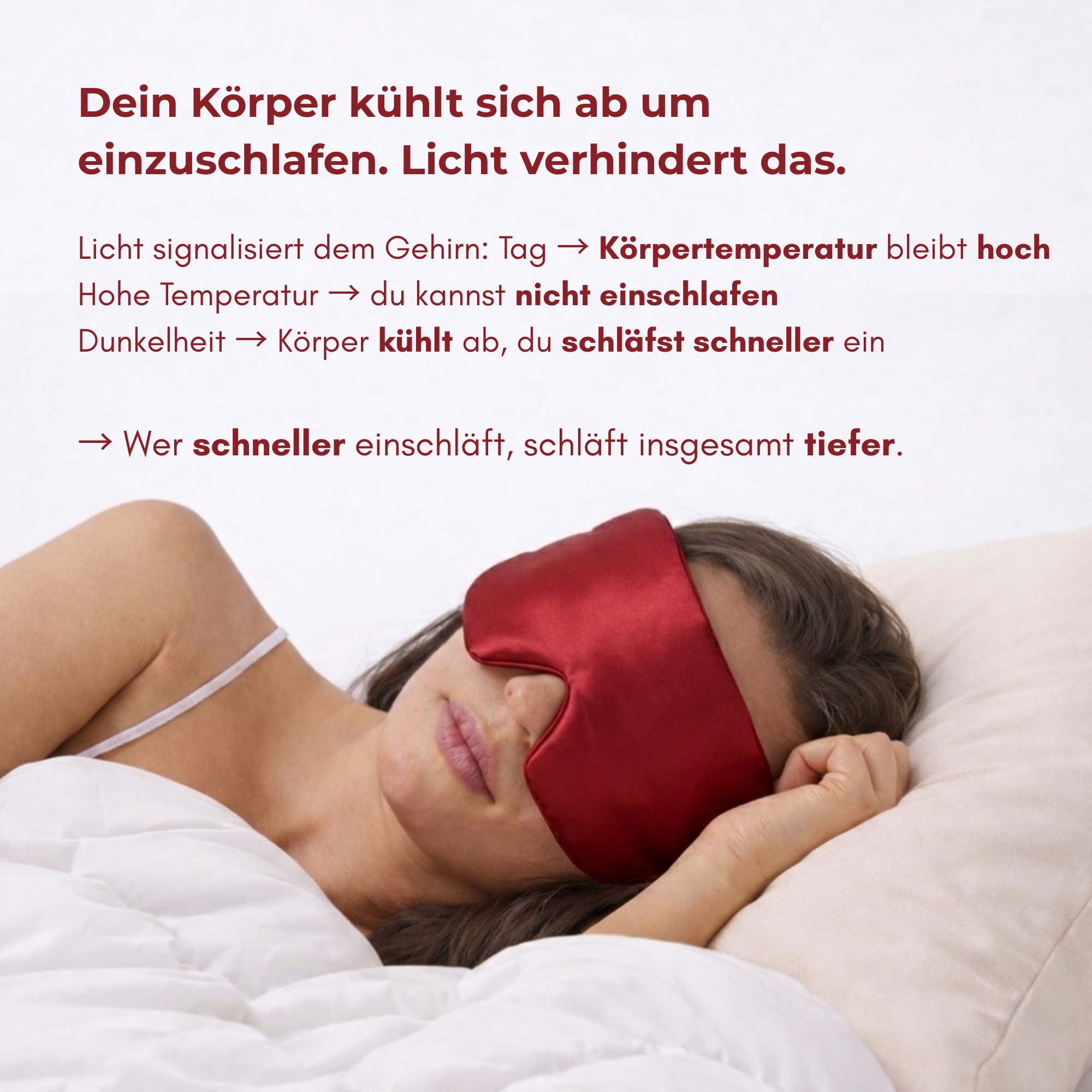 DeepNight Seidenmaske